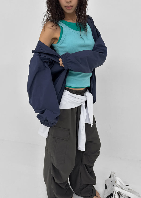 [MADE] Plio U-Neck Ribbed Sleeveless Top