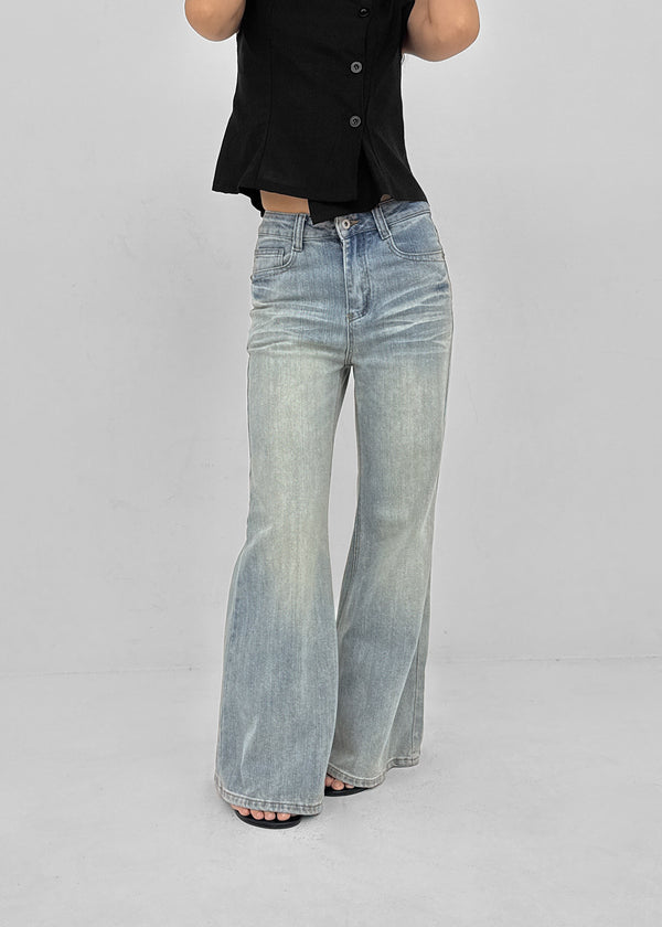 Dubin Back Pocket Bootcut Denim Pants