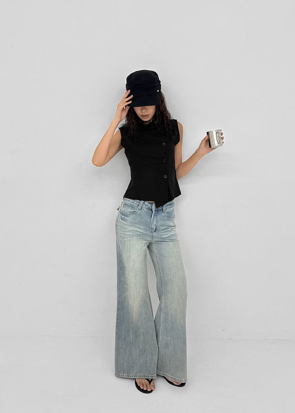 Dubin Back Pocket Bootcut Denim Pants