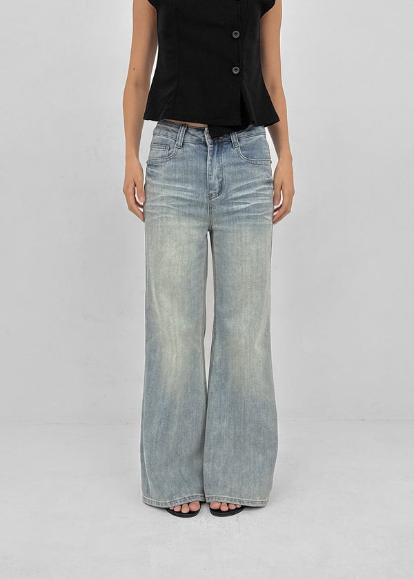 Dubin Back Pocket Bootcut Denim Pants