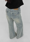 Dubin Back Pocket Bootcut Denim Pants