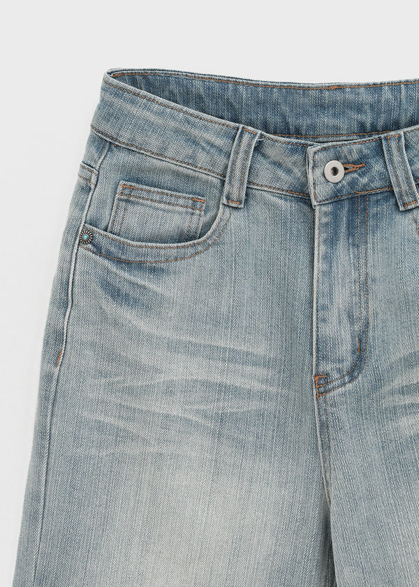Dubin Back Pocket Bootcut Denim Pants