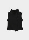 Velout High-neck Sleeveless Shirt
