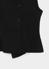 Velout High-neck Sleeveless Shirt