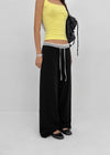 [MADE] Cloven Contrast Wide Pants (Set Available)