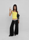 [MADE] Cloven Contrast Wide Pants (Set Available)