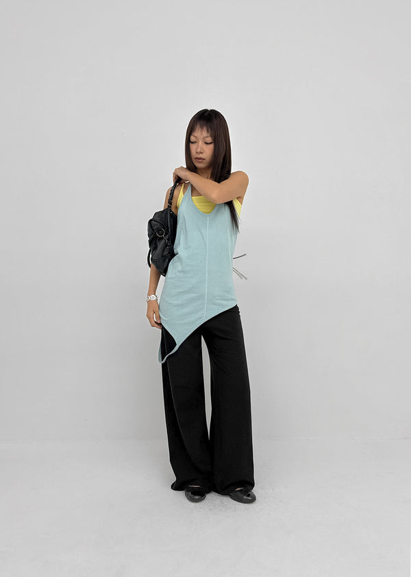 [MADE] Cloven Contrast Wide Pants (Set Available)