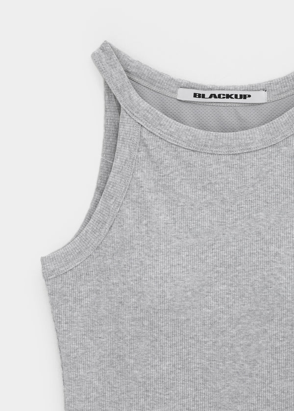 [MADE] Easy Basic Round Halter Sleeveless (Built-in Cap)