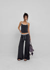 [MADE] Cloven Contrast Wide Pants (Set Available)