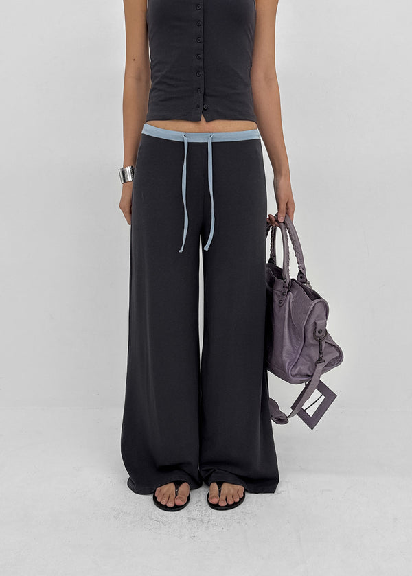 [MADE] Cloven Contrast Wide Pants (Set Available)