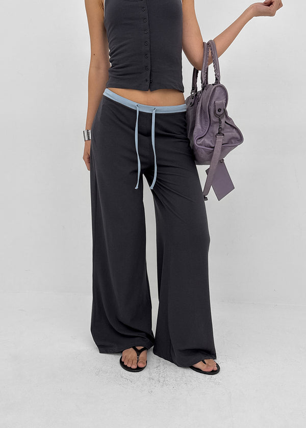 [MADE] Cloven Contrast Wide Pants (Set Available)