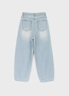 Hummen Summer Wide Balloon Denim Pants