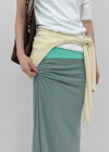 Coolk Summer Tencel Maxi Long Skirt
