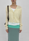 Benu Summer Knit Ribbed Crop Cardigan