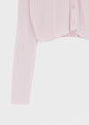 Benu Summer Knit Ribbed Crop Cardigan