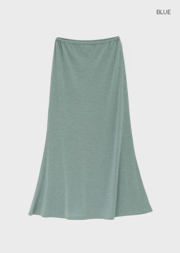 Coolk Summer Tencel Maxi Long Skirt