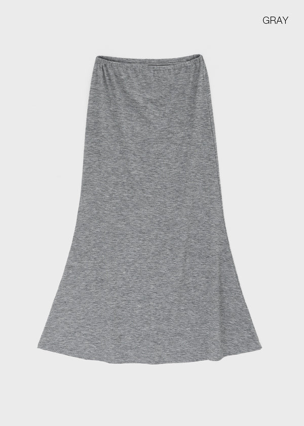 Coolk Summer Tencel Maxi Long Skirt