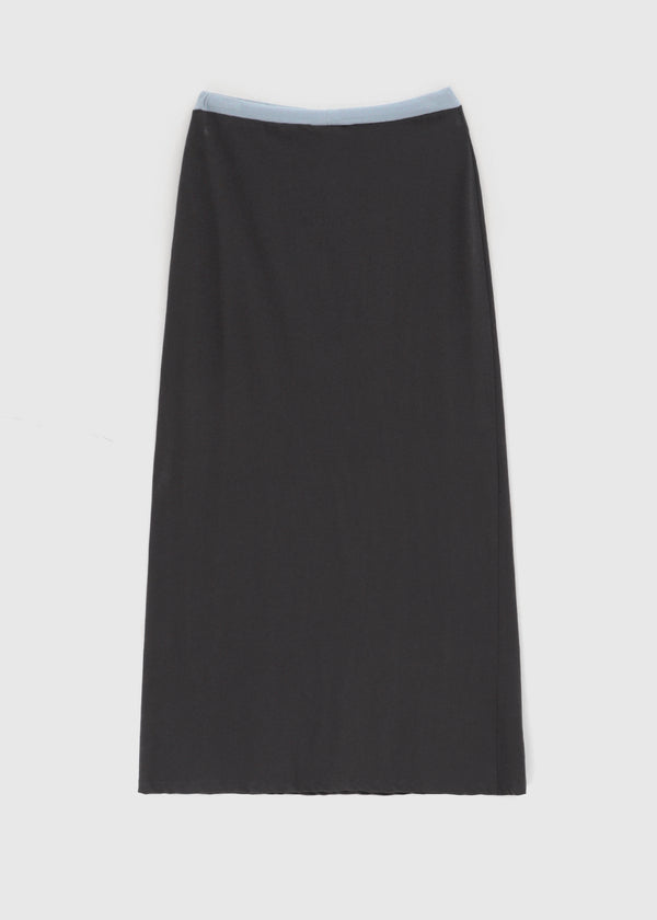 [MADE] Cloven Contrast Maxi Skirt (Set Available)