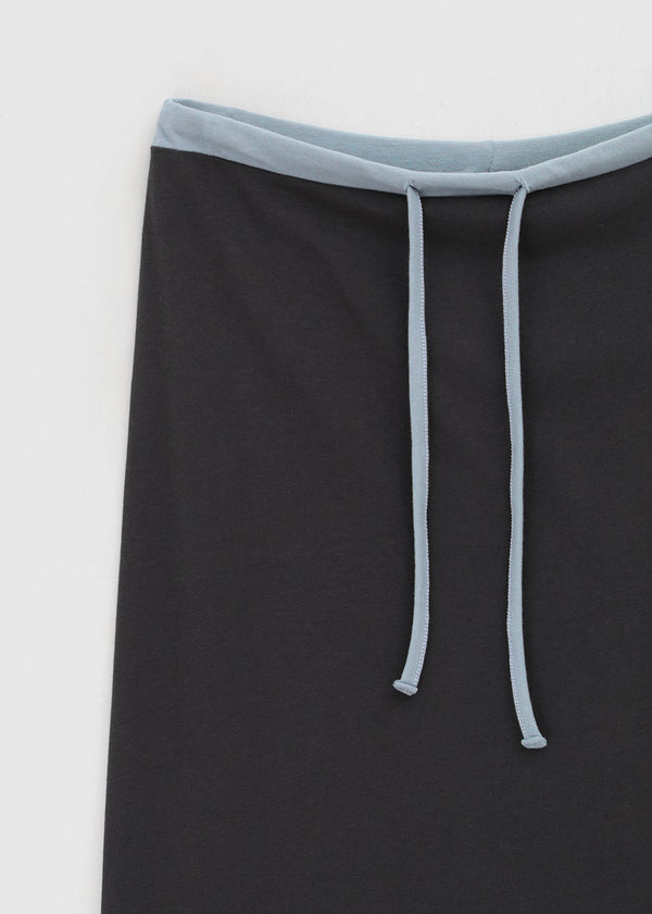 [MADE] Cloven Contrast Maxi Skirt (Set Available)