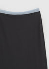 [MADE] Cloven Contrast Maxi Skirt (Set Available)