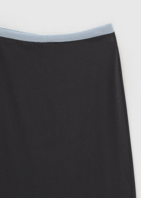 [MADE] Cloven Contrast Maxi Skirt (Set Available)