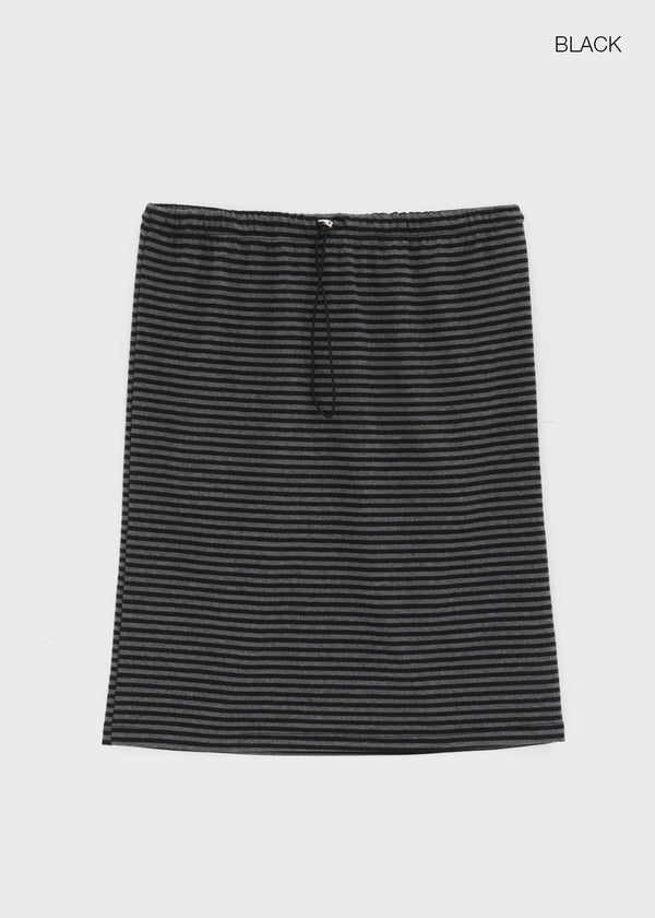 Kozan String Stripe Summer Midi Skirt