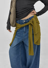 Hummen Summer Wide Balloon Denim Pants