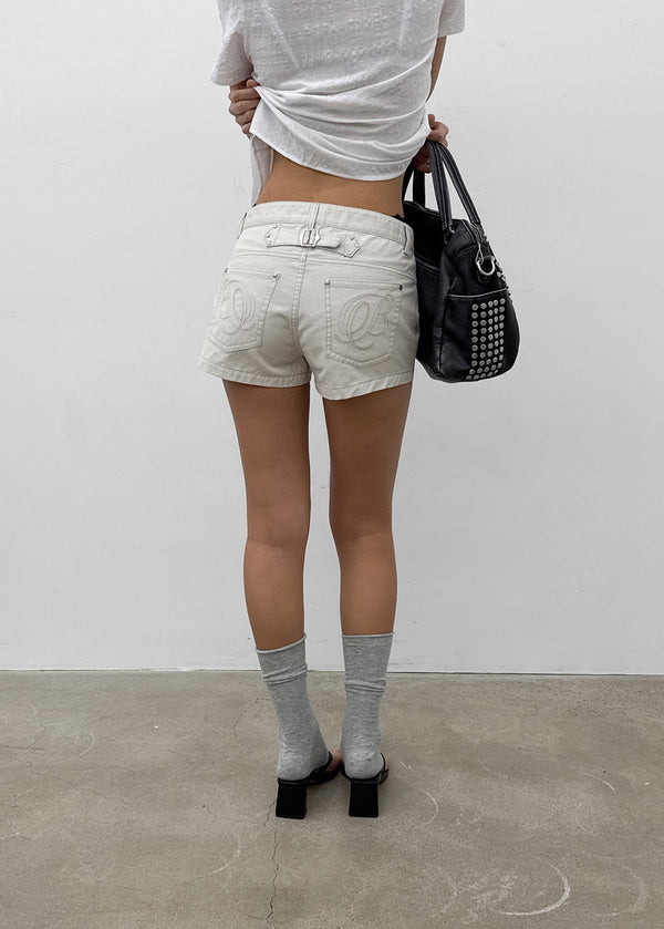 [MADE] Bitollen Belted Cotton Shorts