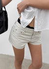 [MADE] Bitollen Belted Cotton Shorts