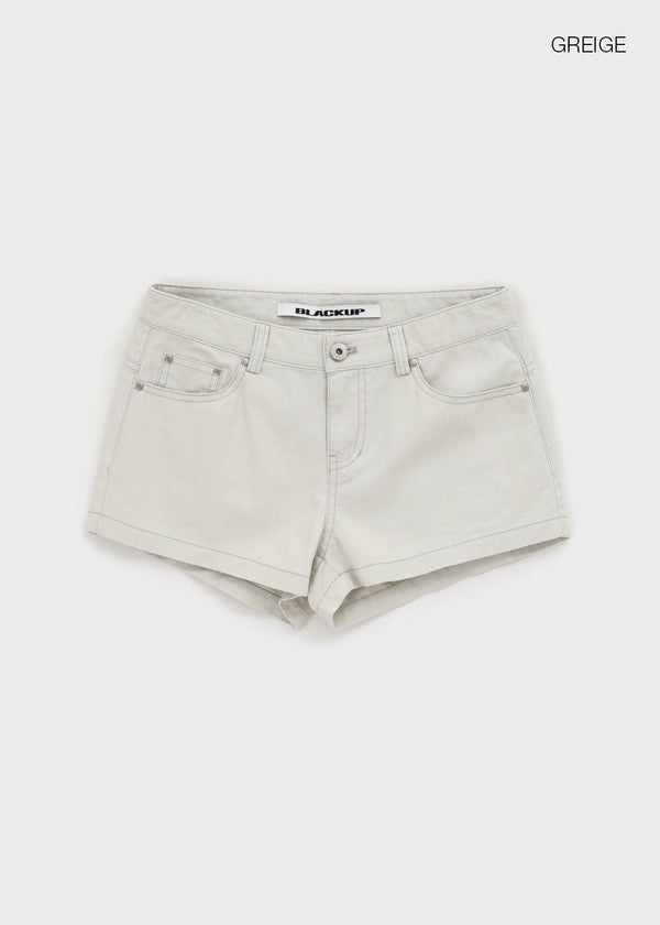 [MADE] Bitollen Belted Cotton Shorts