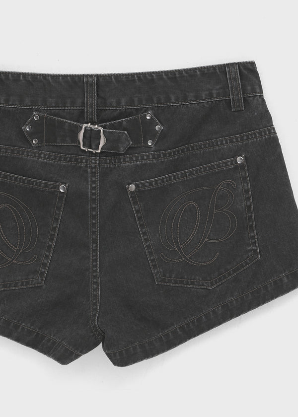 [MADE] Bitollen Belted Cotton Shorts