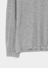 Low-top Boatneck Tencel Long-sleeve Tee