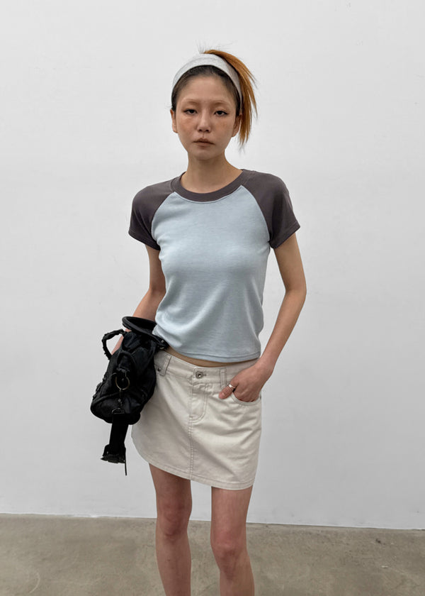 [MADE] Bitollen Belted Cotton Mini Skirt Pants