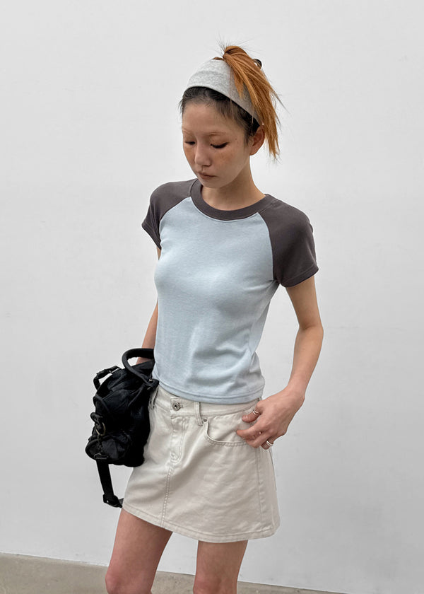 [MADE] Bitollen Belted Cotton Mini Skirt Pants