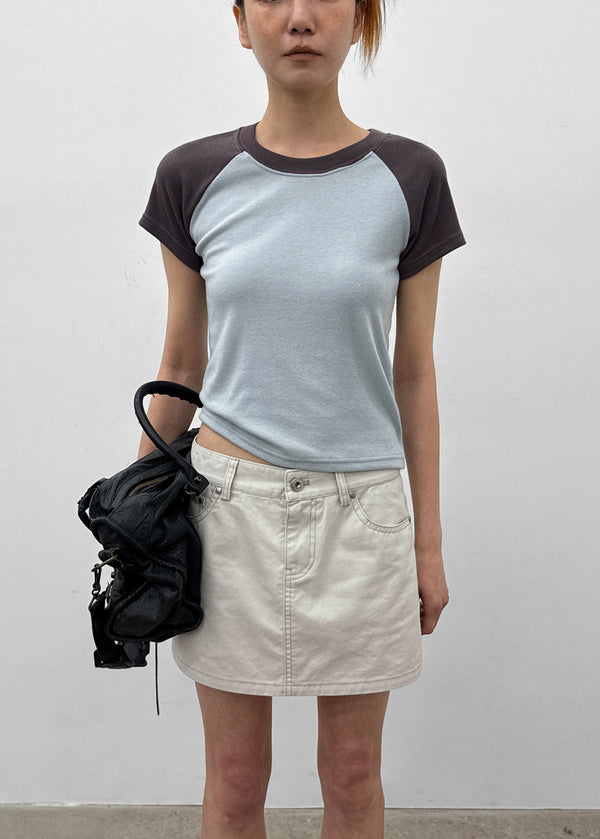 [MADE] Bitollen Belted Cotton Mini Skirt Pants