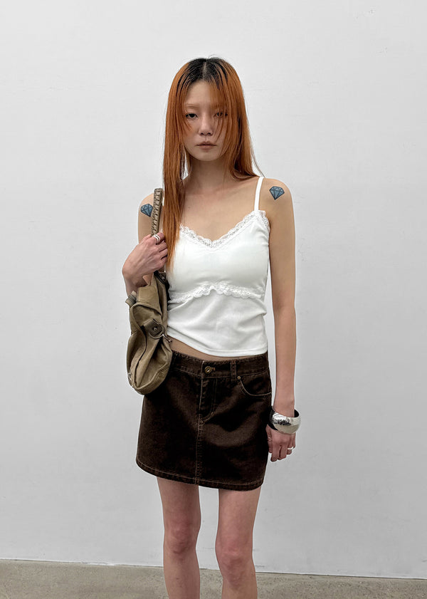 Taya Lace Strap Sleeveless (built-in Cup)