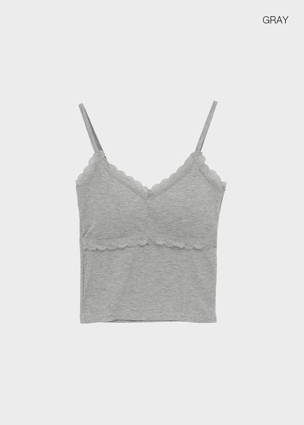 Taya Lace Strap Sleeveless (built-in Cup)