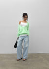Mayum Washed Wide Denim Pants