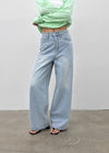 Mayum Washed Wide Denim Pants