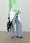Mayum Washed Wide Denim Pants