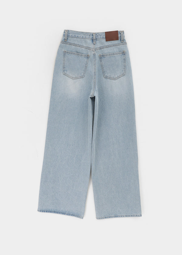 Mayum Washed Wide Denim Pants