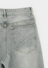 Denfil Damaged Wide Denim Pants