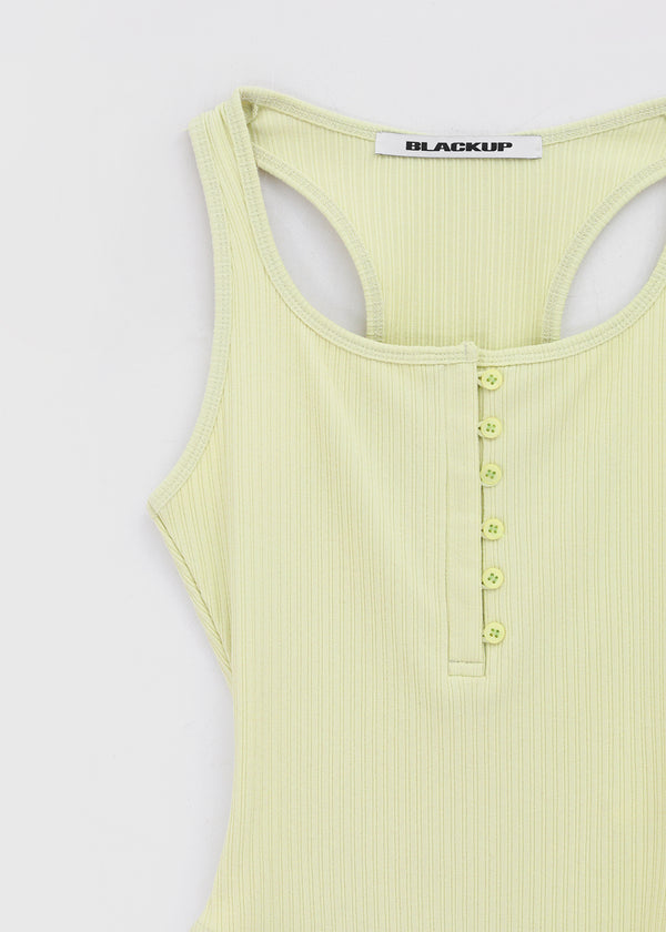 [MADE] Kitel Button Bodysuit Sleeveless Top
