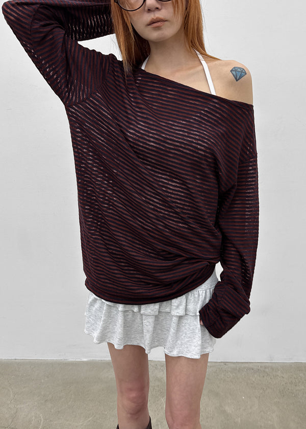 [MADE] Cardmu Summer Stripe Long-Sleeve Tee