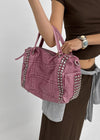 Pediloc Studded Leather Mini Bag