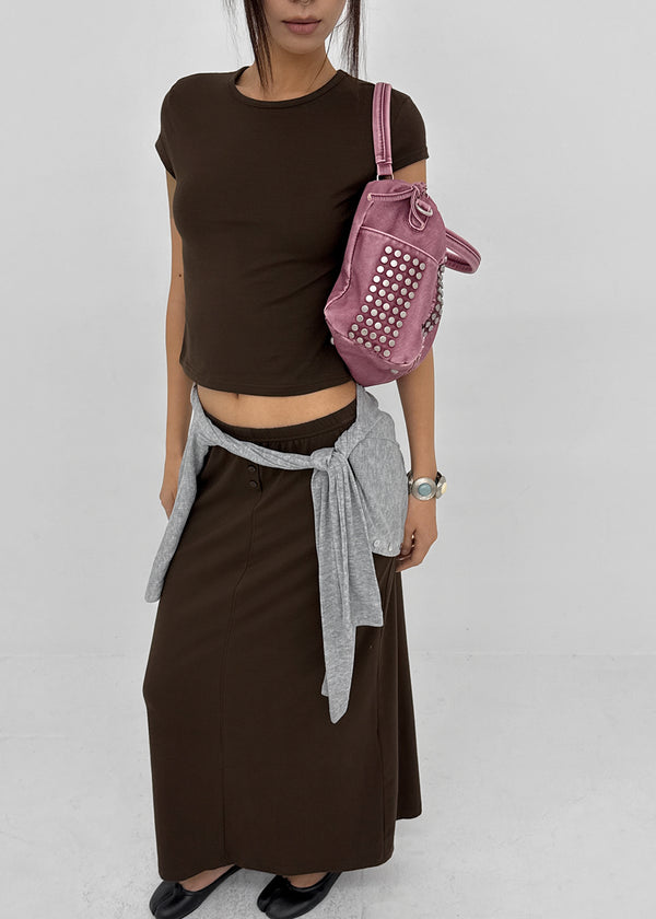 Pediloc Studded Leather Mini Bag