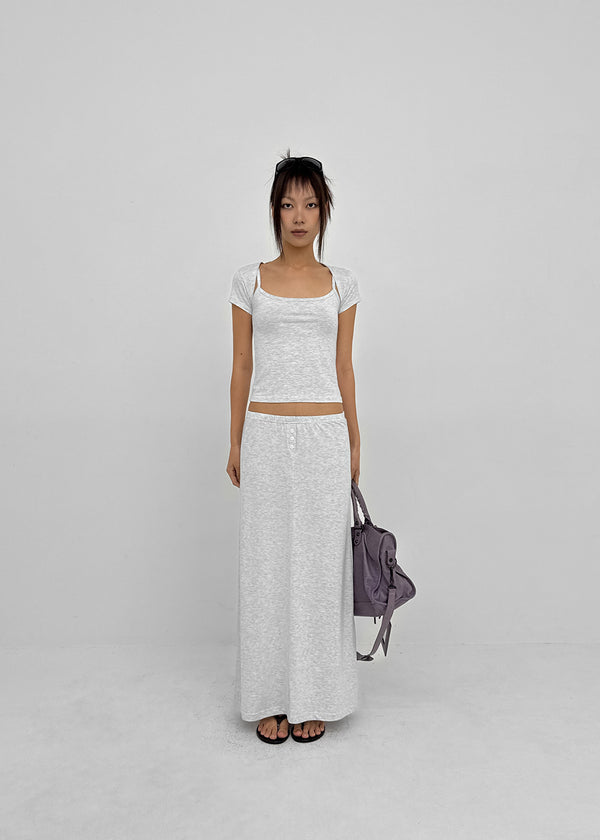 [MADE] Babishell Modal Banding Long Skirt