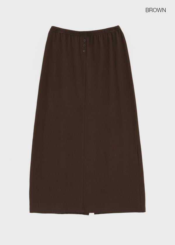[MADE] Babishell Modal Banding Long Skirt