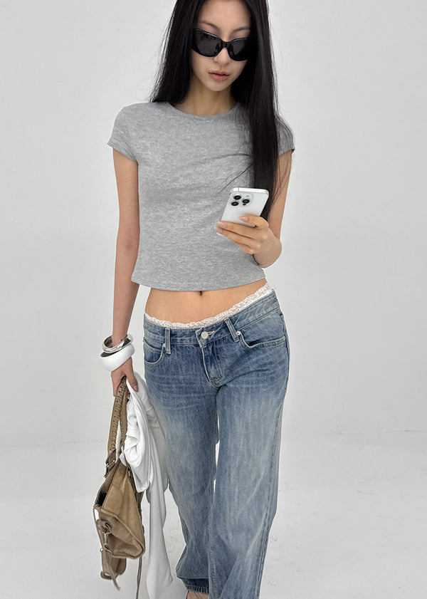 [MADE] Babishell Modal Cap Sleeve Short Sleeve Top