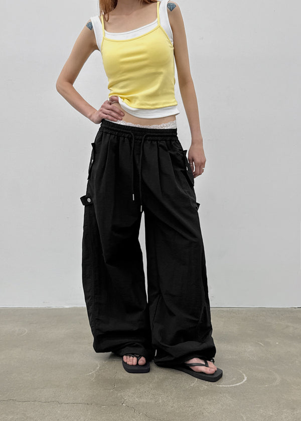 [MADE] Kozelda Nylon Adjuster Banding Pants
